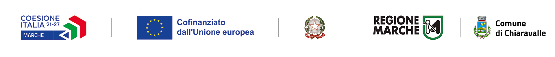 " We Love Chiaravalle" - Maria Montessori e la sua città - Questo intervento è stato realizzato con il contributo dell’Unione europea Bando POR FESR Marche 2021-2027 - Asse 1 - Azione 1.2.2 - Int. 1.2.2.2 Bando per “Servizi digitali integrati”
